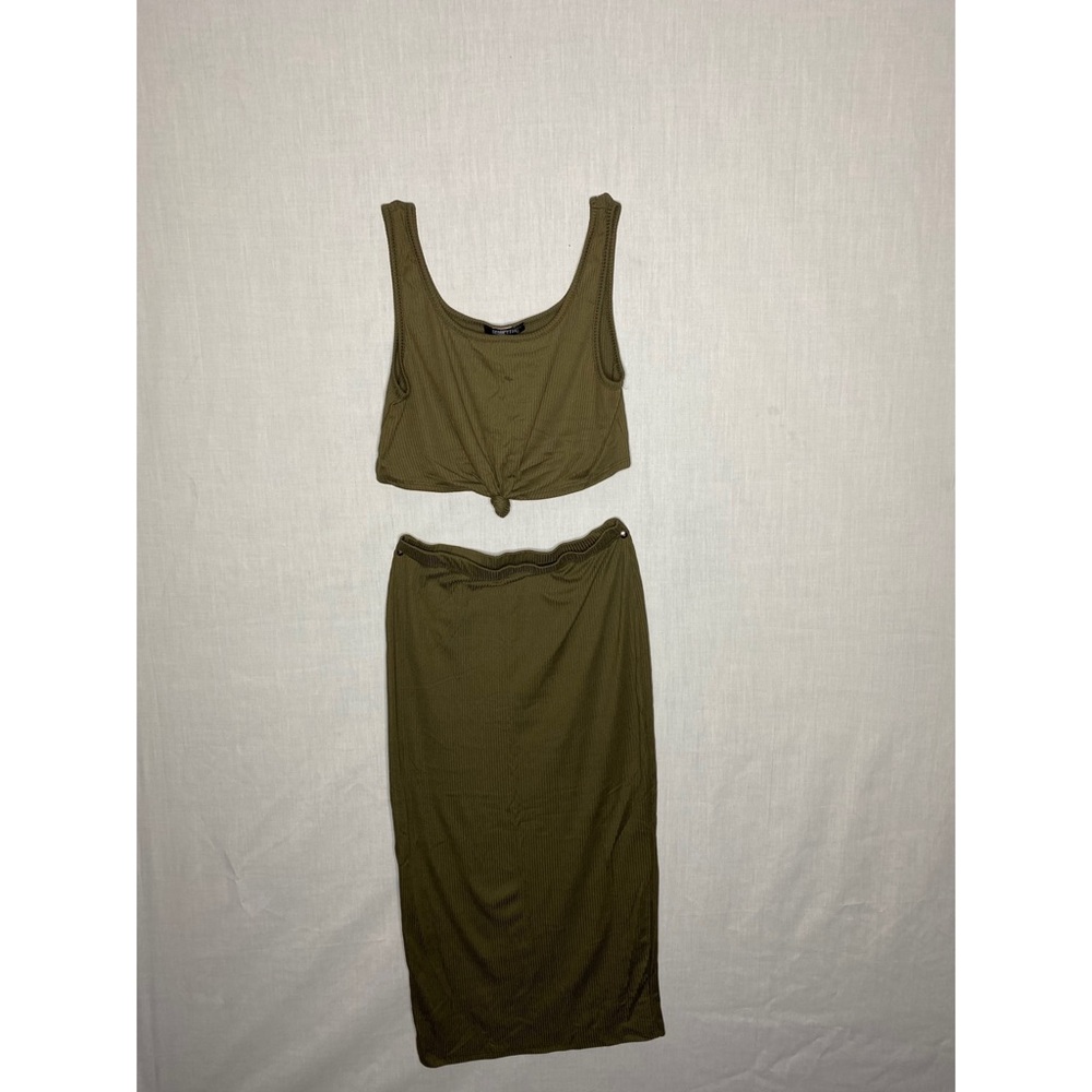 Skirt and crop top set